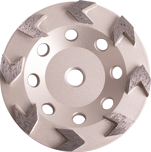 GRINDING CUP, ARROW SEGMENT STANDARD