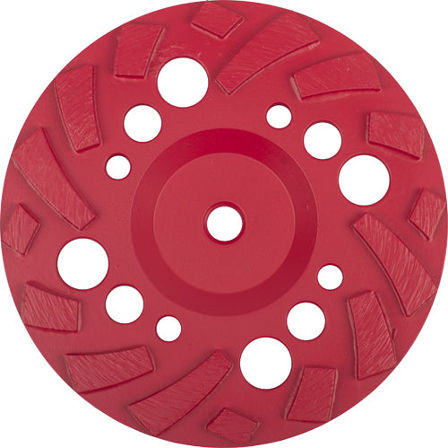 FLAT GRINDING CUP, STAGGERED SEGMENT PREMIUM