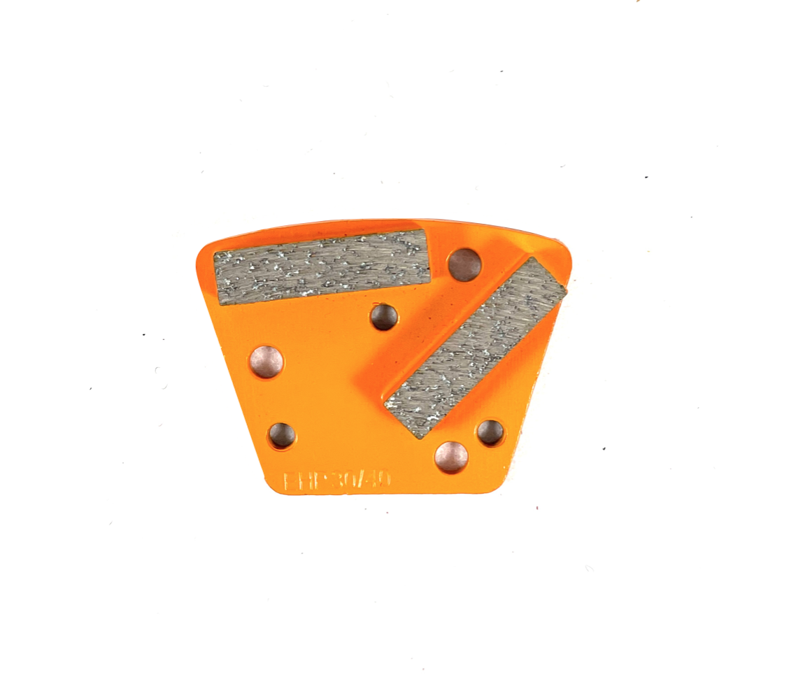 HTC Metal Bond Double Bar 12mm Premium Segment Extra Hard Bond for Very Soft Concrete ORANGE