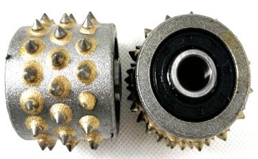 Bush Hammer Roller, 45 Segments, 40mm