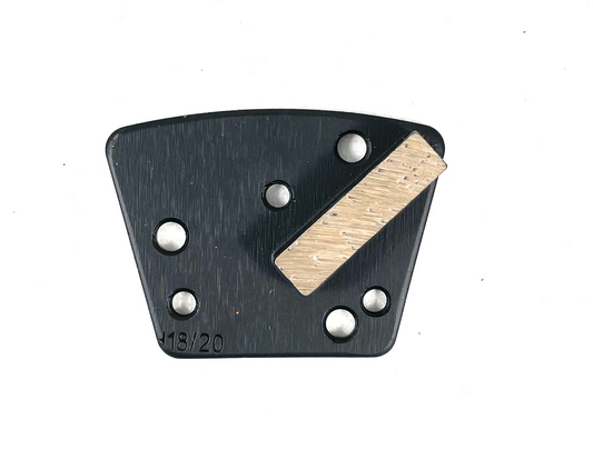 HTC Metal Bond Grinding Hard Bond for Soft Concrete, 12mm Single Segment, BLACK