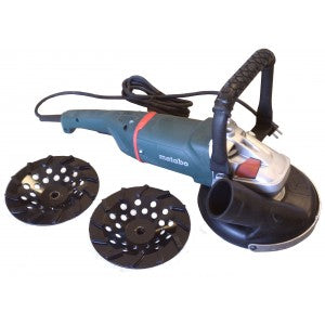 7" Pro Grinder-Vac Assembly - Metabo 15 Amp (6,600 RPM) with Convertible Shroud